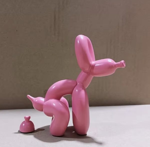 Balloon Poop Dog Sculpture